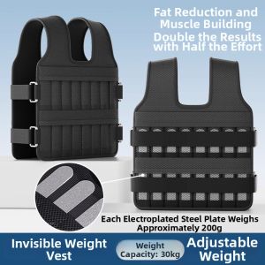 Mens Weighted Vest with Invisible Steel Plates