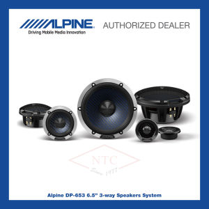 ALPINE Car Audio DP-653 6.5 inch 3-Way Speaker