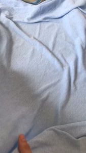 Vải Thun Dệt Kim Xanh Nhạt Khổ 1m5 - Mỏng Nhẹ Co Giãn Mềm Rũ - May Áo Thun Làm Lót Đầm Váy Cần Lót