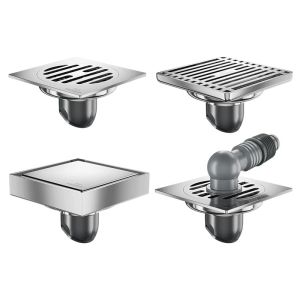 HIGOLD | Ant Odor Prevention Stainless Steel Drain Square