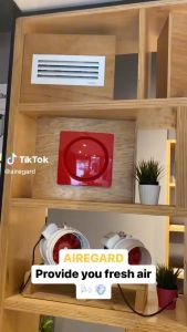 (FREE SHIPPING) Airegard / Houm - 4" Exhaust Fan Ventilator [Silent Series] AS6090 AS9020 SQ110 SV90 D1 D2 / Exhaust Fan / Bathroom / XAMMAX