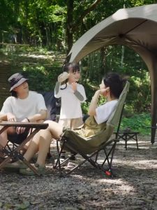 Naturehike Camping Folding Chair Outdoor Ultralight Moon Chair Portable Park Picnic Chairs Travel Fishing Cotton Chair