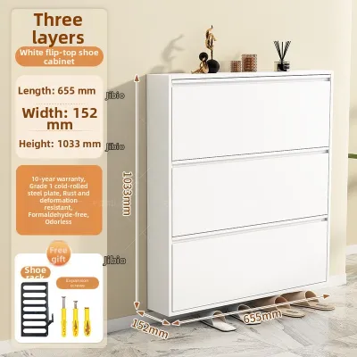 DIBIOU | Ultra-thin Home Entry Narrow Shoe Cabinet