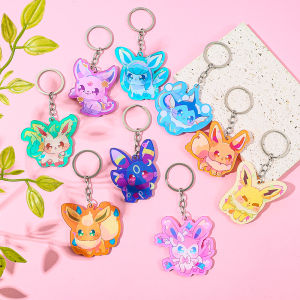 1pc/9pcs Pokemon Series Keychains Cute And Simple Fashion Accessories Bag And Key Complement Ideal Pokemon Fans