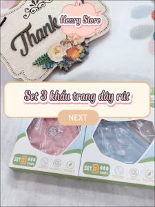 Khẩu Trang Vải Xô Trẻ Em 6 Lớp Có Nút Điều Chỉnh Dây Kháng Khuẩn Chống Bụi Mịn Cho Bé Từ 15-19kg