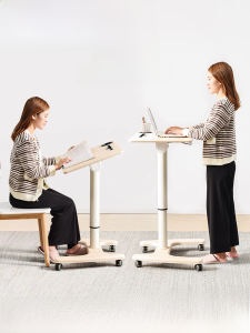 Portable Standing Computer Desk Office Study Sofa Table Living Room Foldable Height Adjustable Table Modern Simple Style