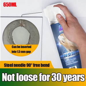 not loose for 30 yuers!Tiles adhesive Glue 650ml The needle design can go deep into the gaps to repair loose hollow warped and peeling ceramic tiles( tile adhesive repair tile adhesive tile glue strong adhesive)