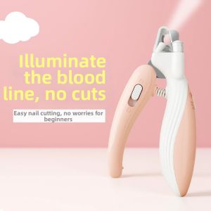FANCHONGSHANGWU | Pet Nail Clippers For Cats and Dogs Scratch Protection Bite Prevention with Light