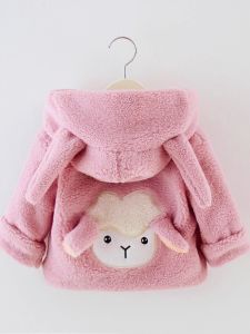 Childrens Clothing Baby Girl Western Style Fashion Autumn Winter Coat 0-5 Years Old 3 Fleece Lined Padded Warm Keeping Childrens Cotton-Padded Clothes