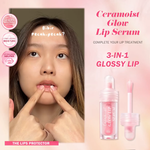 BNB barenbliss Ceramoist Glow Lip Serum [3in1 Glossy] Untuk bibir kering kering dan pecah pecah