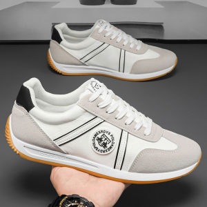 Mens Casual Running Shoes Breathable Autumn Winter Style Running Shoes Comfortable All-Match Fashionable Leather Shoes