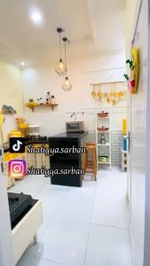 Shafiyyah.Sarban Set 3 in 1 Cover Galon Kulkas Magiccom Quotes Variasi Ungu