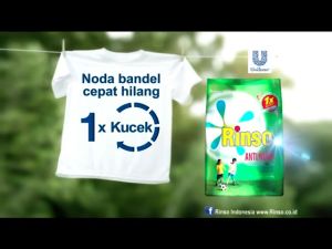 RINSO Anti Noda Detergen Bubuk – GROSIR KARTON isi 126 Sachet 40g (Deterjen Bubuk Konsentrat dengan Pewangi) Rose Fresh