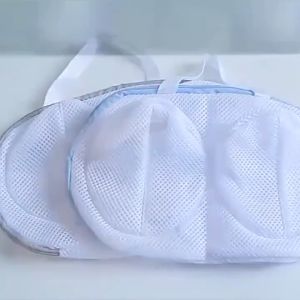 Bra Mesh Bag With Zip Machine-wash Special Durable Laundry Brassiere Bag Anti-deformation Washing Machine-wash Special