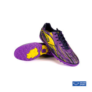 Giày đá bóng cỏ nhân tạo Grand Sport Primero Mundo-R Tím Chính Hãng da bền mềm êm đế chống trượt bám sân form ôm chân