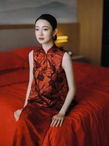 DANTING | Red Wedding Qipao Suit Traditional Chinese Style 2026 New Design