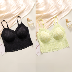 MiiOW | Áo ba lỗ lụa băng kiểu Pháp cho nữ có đệm ngực MiiOW Cat Person Sweet Style Áo lót mùa hè 2025 Áo khoác ngoài Áo lót không đường may