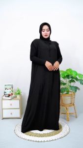 Nsra-Inner Dress Dalaman Gamis Manset Polos Bahan Moscrepe Premium / Gamis Singlet / Kutung Sleveles