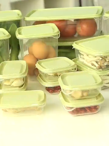 【Daily Suki Store】17-Piece Kitchen Storage Set | Airtight Containers for Rice Meat Fruits | Stackable BPA-Free Plastic Boxes | Fridge & Pantry Organizer