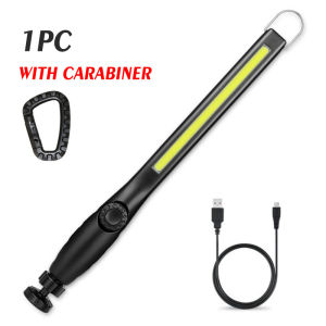 Rechargeable COB LED Work Light Portable Flashlights w/ Magnetic Base &Hook Inspection Light for Home Camping Emergency Repair