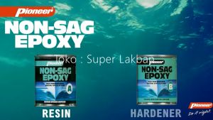 Lem Epoxy Pioneer Non Sag Marine 170gr 2 Komponen 340gr Dempul Kapal Anti Bocor dan Lem Serbaguna