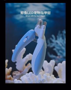 LED Whale Cat Nail Clippers