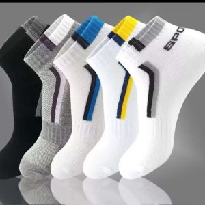50 Pairs Mens Thin Sport Socks Anti-slip Short Tube Breathable Quick Dry Lightweight Long Lasting Comfortable Summer Socks