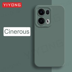 For Reno13 Pro Case YIYONG Silky Feel Liquid Silicone Soft Cover For Oppo Reno 13 14 Pro Reno14 5G Global Shockproof Phone Cases