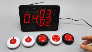 Waiter Call System Restaurant Call Bell Button Restaurant Table Pager Wireless Calling System for Bar Cafe Customer Save Labor Cost