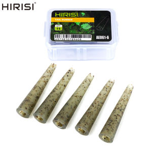 Hirisi 15/30pcs Carp Fishing Terminal Tackle Tail Rubber Sleeves Cone Fishing Lead Clips Carp Fishing Accessories AE061-6