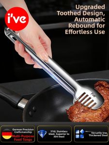 IVE | Heat Resistant Stainless Steel Tongs