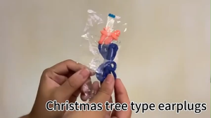 10pcs Anti-noise Silicone Ear Plugs Wtih Rope Hearing Protector Suitable for Construction Site