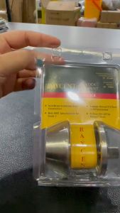 กลอนล็อค อุปกรณ์ล็อคลิ้นเดียว สไตล์สีเงิน ล็อคประตู ไม่เป็นสนิม ไม่ลอก ไม่ดำ