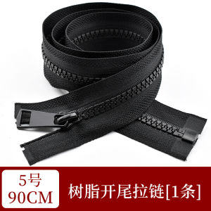 ซิปเรซินเบอร์5เบอร์8ซิปปิดสีดำเปิดคู่สำหรับเสื้อผ้าซิปรูดยาวสำหรับผู้ชาย/ผู้หญิงซิปเสื้อขนเป็ด