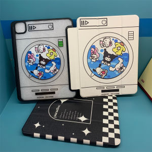 ใหม่ มีสติกเกอร์แถม เคส ไอแพด เคสใช้กับรุ่น ไอแพด Air4/5ขนาด 10.9 Pro11 gen7/8/9 ขนาด 10.2 เคสอะคลิริคหลังใส ลายการ์ตูนน่ารัก สินค้าพร้อมส่งจากไทย