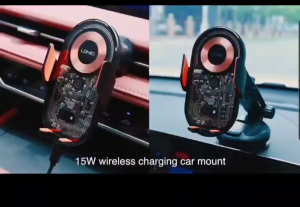 Holder Smartphone di Mobil dengan Wireless Charger LDNIO MA30