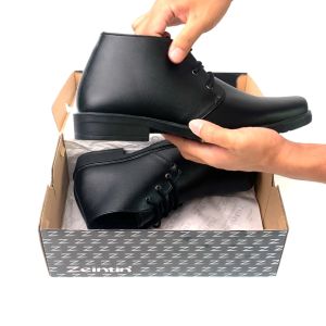 Zeintin - Sepatu Pria Semi Boot Pantofel Pria Boots Casual Bahan Kulit Sintetsis Premium Termurah BJ