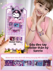 HPRETTY | Cute Kuromi Cartoon Sticker Charm Bracelet For Girls 3-6