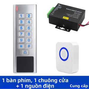 Khóa Cửa Vân Tay Thông Minh WiFi Tuya App Bàn Phím Đầu Đọc Thẻ RFID Hệ Thống Kiểm Soát Truy Cập Chống Nước Ngoài Trời Với Chức Năng An Toàn Khi Mất Tín Hiệu