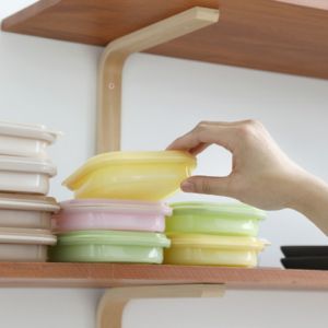 Mistifi Silicone Rice Pack Foldable Rice Bag Platinum Silicone Multi Container Microwaveable Food Container