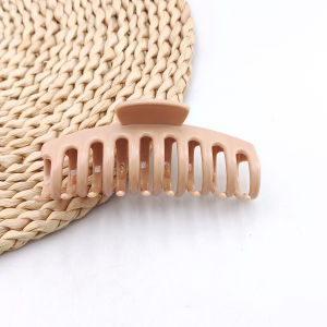 Kẹp Tóc Silicon Thanh Lịch Dành Cho Nữ Màu Trơn Kiểu Cá Mập Kẹp Tóc Thời Trang Phía Sau Đầu Dành Cho Các Cô Gái Phong Cách Thường Ngày