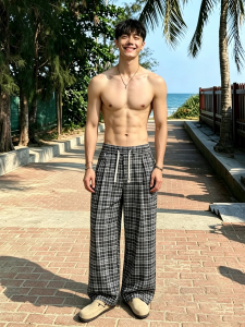 OUMULONG | Summer Breathable Loose Straight Pants