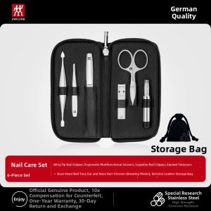 ZWILLING | Man Grooming Kit Ultra Thin Nail Clippers 6 Pieces