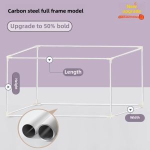 Thickened Painted Iron Bed Curtain Rod Dormitory Bunk Bed Frame Support Pole Student Bedroom Accessories Expandable Bracket