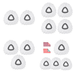 【Hàng mới】 vải giẻ lau nhà thay thế đầu sợi bông tam giác