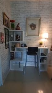 180 องศาแต่ละตัว Hom โต๊ะบาร์ มือสำหรับการแปลงรูปหมุนได้ เคาน์เตอร์บาร์ ไม่รวมเก้าอี้