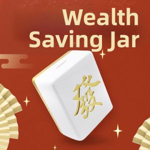 LIWAN | Luxury Mahjong-shaped Adult Piggy Bank