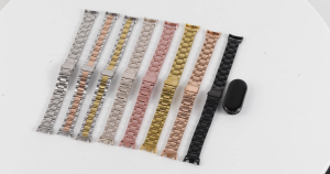 Luxury Stainless steel Straps for Xiaomi smart Band 8 9 10 Strap NFC Bracelet Xiaomi Mi Band 10 9 8 Accessories
