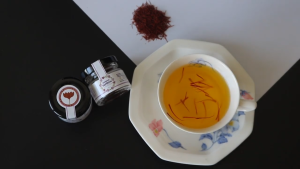 Saffron Kingdom Herb nhụy hoa nghệ tây Iran hữu cơ hộp 0.2 gram hàng chính hãng super negin thượng hạng (mẫu thử)