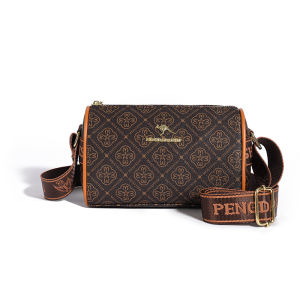 Fashionable Soft Leather Shoulder Crossbody Bag for Women Middle-Aged Mom Bag with Wide Strap Stylish Ladies Handbag